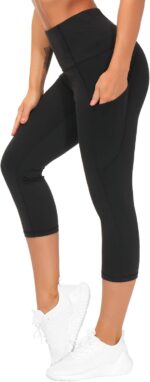 THE GYM PEOPLE Womens' Yoga Pants Excessive Waist with Pocket Tummy Management - Image 2