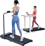 Treadmill with Handles, Folding Foldable Electrical Treadmills for House ... - Image 2