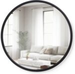 Umbra Hub Spherical Wall Mirror with Rubber Body, Trendy Model for Bathro... - Image 2