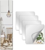 Unbreakable Mirror Tiles Self Adhesive,4PCS 8”x8” Toddler Mirror for C... - Image 2
