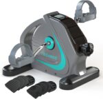 Beneath Desk Bike Pedal Exerciser Transportable Mini Dwelling Train Bike with ... - Image 2