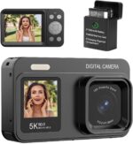 Upgraded 5K Twin Display Digital Digicam,80MP Vlog Pictures Digicam fo... - Image 2