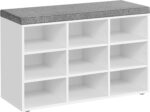VASAGLE CUSTOS Assortment - Shoe Bench, Storage Bench with Padded Seat... - Image 2