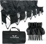 VictoryGear Transportable Soccer Bench – 6 Seat Folding Staff Chair with 8 P... - Image 2