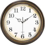 Wall Clock Battery Operated Silent Non-Ticking Classic Wall Clocks for... - Image 2