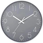 Wall Clock Silent & Non Ticking Trendy Quartz Battery Operated Digital... - Image 2