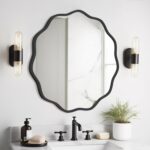 WallBeyond Spherical Wavy Mirror for Wall Ornamental 24 inch, Trendy Spherical... - Image 2