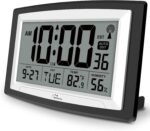 WallarGe Atomic Clock with Indoor Temperature and Humidity, 12.5 Inch ... - Image 2