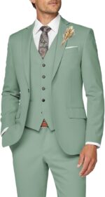 Wangyue Mens Swimsuit 3 Piece Slim Match Swimsuit for Males Formal Enterprise Swimsuit W... - Image 2