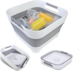 Wash Basin for Child Bottles, Foldable, Versatile Wash Tub for Kitchen,... - Image 2