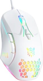 Wired PC Gaming Mouse: Excessive Precision Sensor,RGB Backlit, Adjustable D... - Image 2