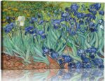 YRYWAWA Van Gogh Irises Canvas Wall Artwork Irises Flower Backyard Canvas Ar... - Image 2