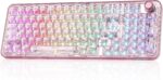 YUNZII X98 QMK/VIA Wi-fi Mechanical Gaming Keyboard with Knob,Tri-M... - Image 2