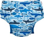 inexperienced sprouts Snap Reusable Absorbent Swimsuit Diaper, Gentle Pink Pins... - Image 2