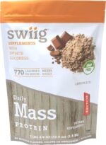 swiig Mass Builder Protein Powder, Chocolate, No GMO Components, No A... - Image 2