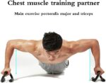 1 Pair S-Formed Push Up Bars Non-Slip Push Up Stands Sweat Absorbent F... - Image 2