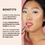 Winky Lux Rosé Glimmer Balm -Hydrating ph Lip Balm, Pure Pink Tint ... - Image 4