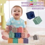 SpringFlower 3 in 1 Montessori Toys for Infants 0-3-6-12 Months, Mushy B... - Image 4
