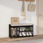 3-Tier Bamboo Shoe Rack Bench, Shoe Storage Organizer Bench, Entryway ... - Image 7