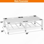 Heavy Obligation Washer Dryer Pedestal Stand - 1400lb Capability, Metal Body ... - Image 3