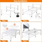 Heavy Obligation Washer Dryer Pedestal Stand - 1400lb Capability, Metal Body ... - Image 6