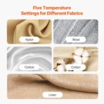 VEVOR Gravity Feed Steam, 1000W Gravity Feed Iron with 3.5 L Giant Cap... - Image 7