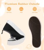 Toddler Little Child Cushioned Canvas Sneakers Slip On Sneakers Delicate and Du... - Image 4