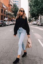 SHIBEVER Ladies's Ankle Boots Heel: Chunky Low Heeled Almond Toe Quick ... - Image 4