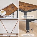 HOOBRO 70.9" Additional Lengthy Couch Console Desk with Charging Station, 2-Ti... - Image 7