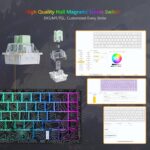 Womier M68 HE V2 Speedy Set off Keyboard 60% P.c, Corridor Impact Topog... - Image 4