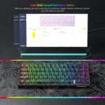 Womier M68 HE V2 Speedy Set off Keyboard 60% P.c, Corridor Impact Topog... - Image 7
