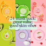 SpaLife Magnificence Fruit Facial Sheet Masks 24 Pack – Face Masks Skincare ... - Image 4
