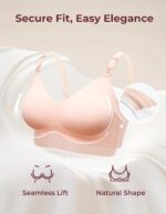 Momcozy Nursing Bras for Breastfeeding, YN21 Seamless Extremely Consolation Ma... - Image 4