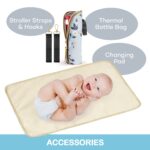 LitBear Diaper Bag Backpack, Vogue Giant Capability Multifunction Napp... - Image 6