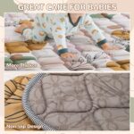 47x47IN Child Play Mat - Tummy Time Mat for Infants 6-12 Months - Non-Sl... - Image 5