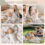 47x47IN Child Play Mat - Tummy Time Mat for Infants 6-12 Months - Non-Sl... - Image 9