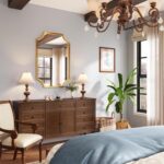 Kelly Miller 24"x36" Gold Mirror for Wall, Gold Scalloped Mirror Vanit... - Image 6