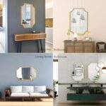Kelly Miller 24"x36" Gold Mirror for Wall, Gold Scalloped Mirror Vanit... - Image 9