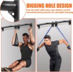 TOBWOLF 2PCS Wall Mount Doorway Pull Up Bar, Heavy Responsibility Energy Prepare... - Image 5