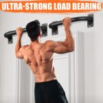 TOBWOLF 2PCS Wall Mount Doorway Pull Up Bar, Heavy Responsibility Energy Prepare... - Image 6