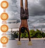 Wood Push-up Bars, 1 Pair Non-slip Base Pushup Handles Stand, House W... - Image 7