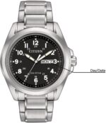 Citizen Males's Eco-Drive Weekender Garrison Subject Watch in Stainless St... - Image 4