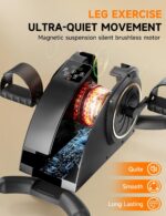 Below Desk Bike, Electrical Mini Train Bike Pedal Exerciser for Leg/A... - Image 3