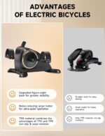 Below Desk Bike, Electrical Mini Train Bike Pedal Exerciser for Leg/A... - Image 7