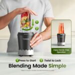 Private Smoothie Blender - 1000W Single Serve Smoothie Maker with 24o... - Image 6