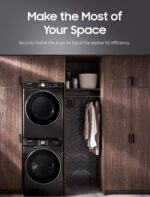 SAMSUNG Stacking Equipment for 27” Vast Entrance Load Washer and Dryer Combo, S... - Image 3