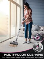 Canister Vacuum Cleaner, 32Kpa 1600W Cyclon Energy, Mud Full Indicator... - Image 4