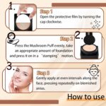 2P Mushroom Head Air Cushion CC Cream Basis,Moisturizing Non-Grea... - Image 7