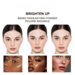 Baked Highlighter Contour Powder Sheer Pearl Shimmer Shades for Face H... - Image 4