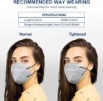 HALIDODO KN95 Face Masks 5-Ply Breathable & Snug Filter Security M... - Image 6